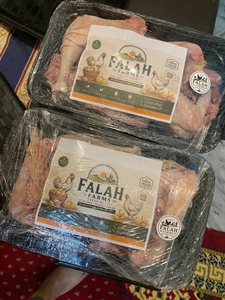 Hygienically Packed Desi Chicken Meat